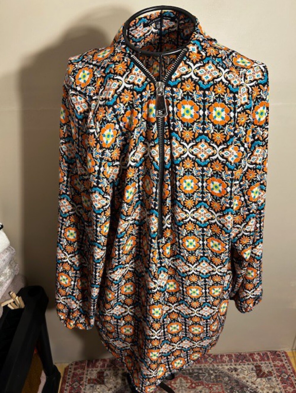 🍋‍🟩3x 3 x boho print casual dress wear shirt womens 3 x plus sized light weigh